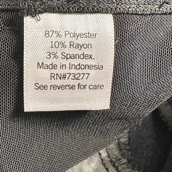 Nine West Womens Bootcut Pants Size 6 Navy Mid Rise Stretch Fabric Academia - Picture 7 of 12